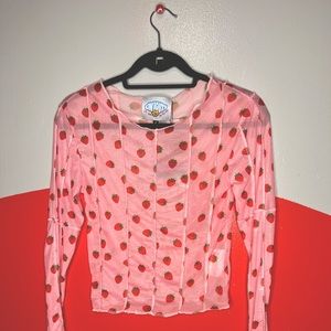 Omighty Mesh Strawberry 🍓 Top